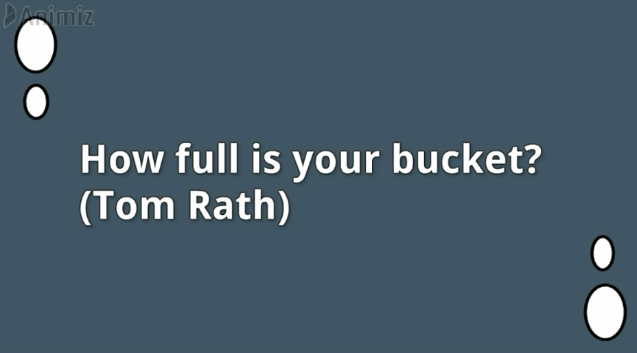 How full is your bucket ? Dr.Sangeetha Madhu