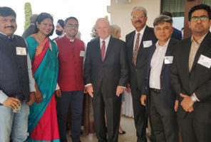 Dr Sangeetha with EF Fellows & Dr Robert Gates October 2019